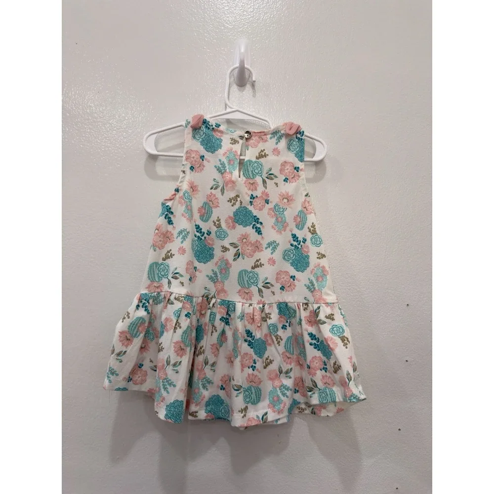Cynthia Rowley Girls Floral Dress – Size 5T Green‎ And White